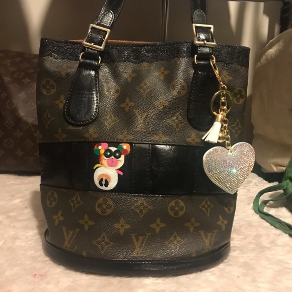 💯AUTH LOUIS VUITTON Bucket pm French company USA - Picture 6 of 8